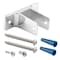 Prime-Line Two Ear Wall Bracket, For 1-1/4 in. Panels, Zinc Alloy, Chrome Plated Finish (Single Pack) 656-6368-T - alternate 1
